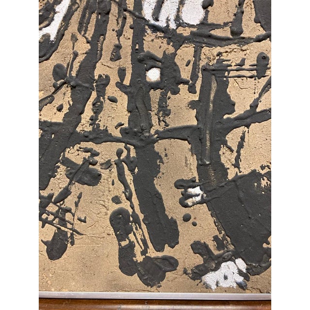 Italian Abstract Expressionist Painting by Ugo Sterpini, Signed and Dated 1958 For Sale - Image 12 of 12