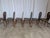 Vintage Brutalist Wooden Dining Chairs, 1970s, Set of 6 For Sale - Image 9 of 18
