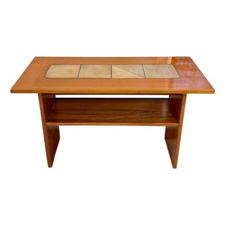 Late 1970s Danish Gangsø Møbler, Attributed Teak Console Table, Made in Denmark For Sale