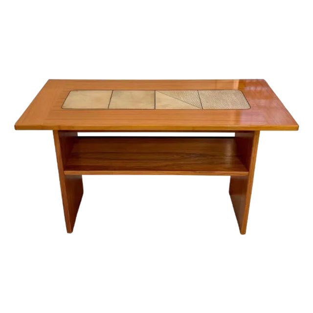 Late 1970s Danish Gangsø Møbler, Attributed Teak Console Table, Made in Denmark For Sale
