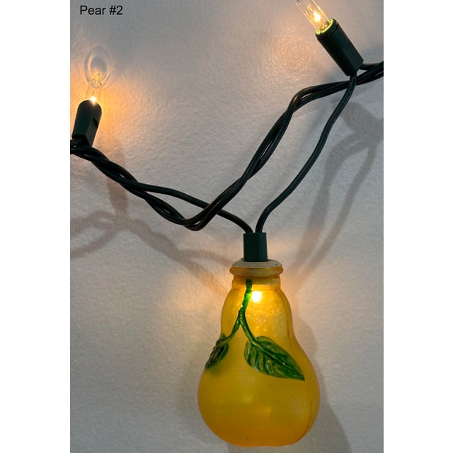 All 6, 1-Price- Vintage Glass Christmas Light Covers - Fruits01 For Sale - Image 12 of 13