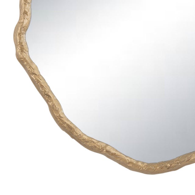 Contemporary Regina Andrew Vine Mirror Small, Antique Gold For Sale - Image 3 of 4