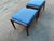 Mid-Century Modern Mid Century Ottomans With Walnut Finish For Sale - Image 3 of 12