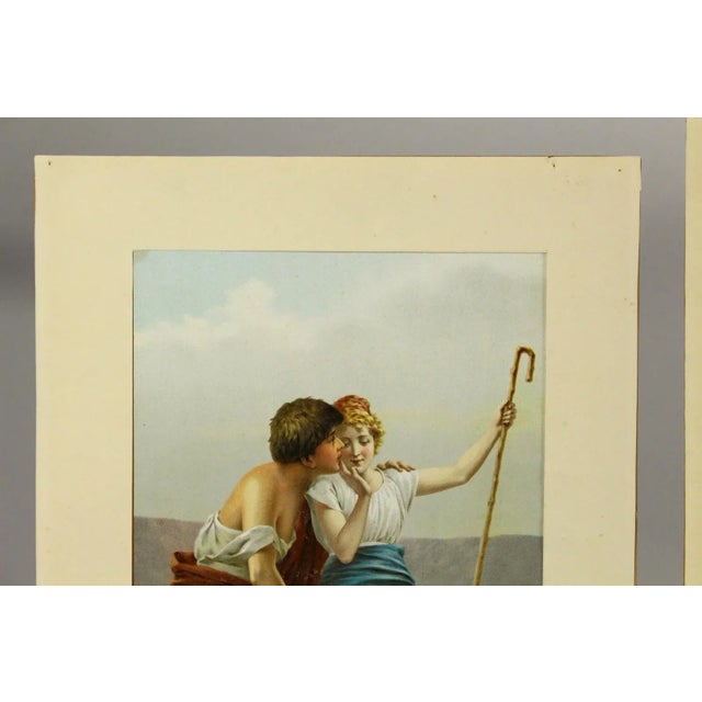 Pair of 1894 Chromolithographs After Federico Andreotti (Italian, 1847-1930) For Sale - Image 4 of 13