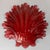 19th Century Group of Four Ruby Cranberry Red Shell Form Nut Dishes For Sale - Image 12 of 14