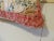 Antique Aubusson Tapestry Square Decorative Pillow For Sale - Image 4 of 9