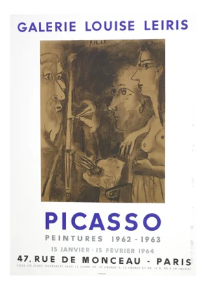Picasso Vintage Exhibition Poster in Paris - 1964 1964
