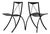 1980s Cattelan Italia Bella Folding Chairs, Pair of Two For Sale
