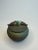 Modern Asian Small Raku & Polished Stones Lidded Jar For Sale - Image 10 of 10