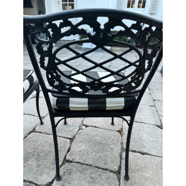 1960s 1960s Brown Jordan Neoclassic Style Side Chairs - Set of 2 For Sale - Image 5 of 6