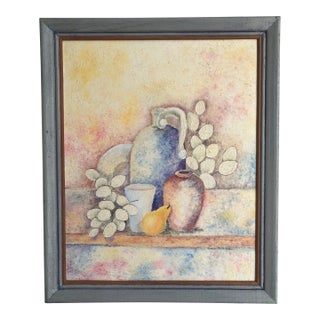 Original Impressionist Still Life, Framed For Sale