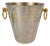 Art Deco Classic French Silver-Plated Wine Cooler with Gold-Plated Handles, 1950s For Sale