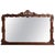 Wood Large Carved Overmantle Mirror, 1980s For Sale - Image 7 of 7