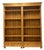 Double Shelf Bookshelf in Spruce For Sale