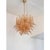 Clear and Gold Petali-Selle Murano Glass Chandelier by Simoeng For Sale - Image 4 of 9