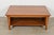 An exceptional Mission or Arts & Crafts style solid quarter sawn oak two-tier spindle coffee table By L. & J.G. Stickley...