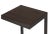 Transitional Kilmer Wood & Metal Finish Accent Table, Dark Brown For Sale - Image 3 of 5