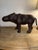Wood and Leather Hippopotamus Sculpture For Sale - Image 6 of 9