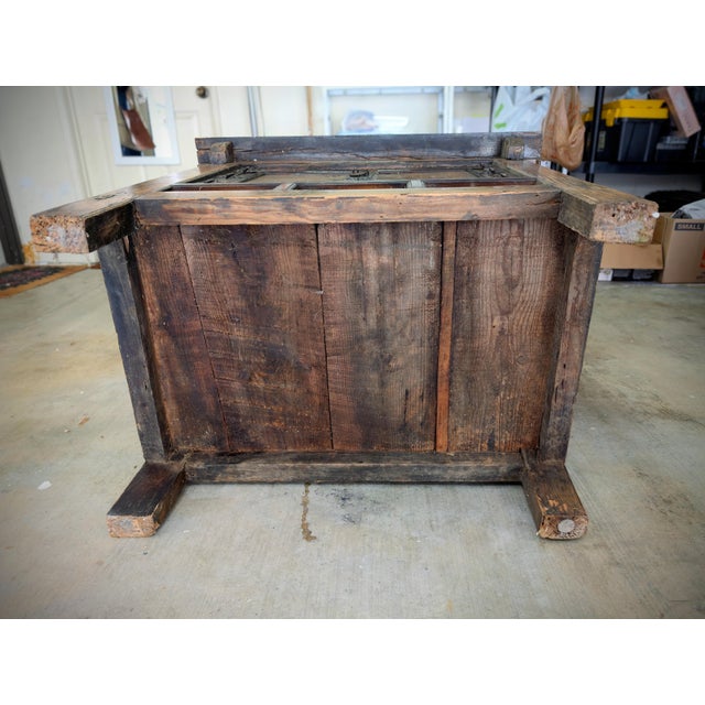 19th Century Antique Korean Provincial Kitchen Chest (Japandi / Wabi-Sabi) For Sale In Los Angeles - Image 6 of 7