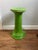 Ceramic Majolica Green Plant Stand For Sale - Image 7 of 10