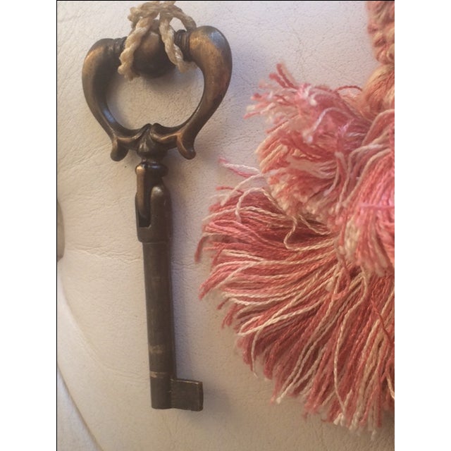 Antique French Skeleton Key With Tassel Chairish