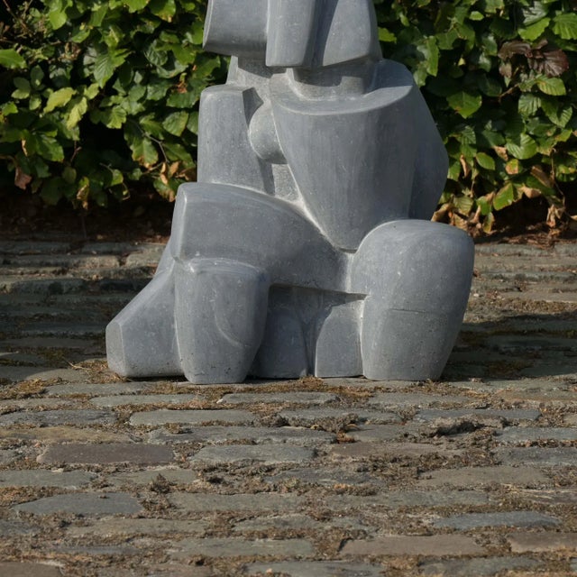 Jan Keustermans, Abstract Sculpture, Belgian Blue Stone For Sale - Image 3 of 18