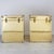 Wood Vintage Pair of Brass Storage Trunk Side Tables For Sale - Image 7 of 13