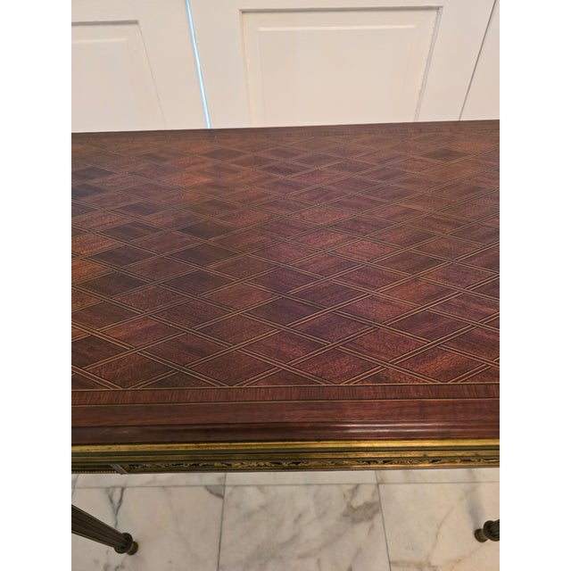 A museum quality antique french bronze mounted writing table attributed to francois linke ( guaranteed over 125 years old...