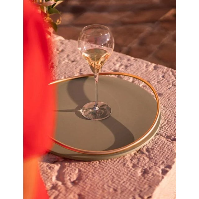 Not Yet Made - Made To Order Sage Green Touché D Tray by Mason Editions For Sale - Image 5 of 6