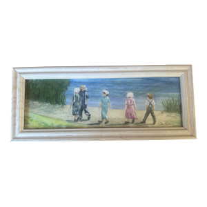 “A Summer to Remember”Framed Signed Original Watercolor by Nancy Smith