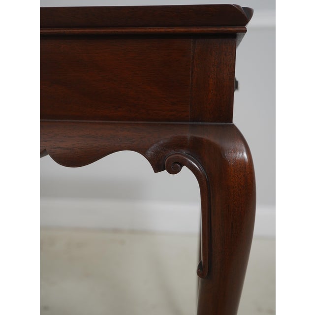 Henkel Harris Mahogany Queen Anne Style Tea Table For Sale In Philadelphia - Image 6 of 18