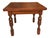 American 1930s Solid Oak/Mahogany Draw Leaf Dining Table With Two Extensions For Sale - Image 3 of 12