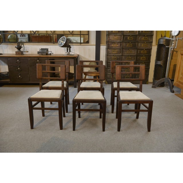 Chairs by Pierre Cruege, 1960s, Set of 6, in Very Good conditions. Designed 1960 to 1969