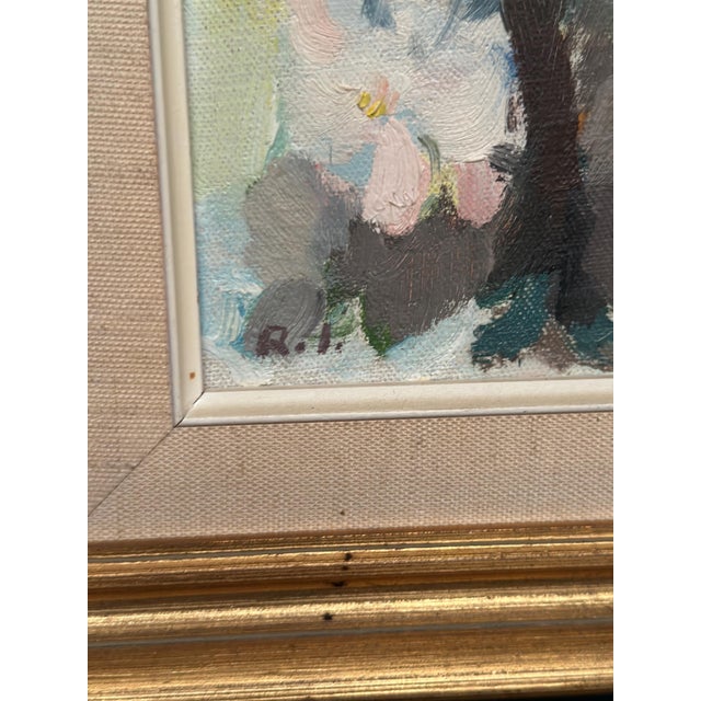 Richard Ingelsson, Still Life with Flowers, 1960s, Oil on Panel, Framed For Sale - Image 14 of 16