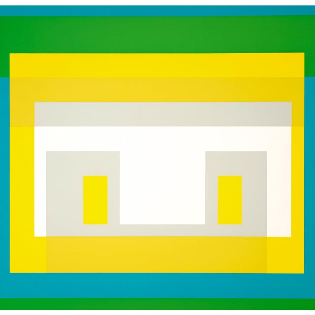 "Variant" serigraph by Josef Albers from the monumental "Formulation : Articulation" published by Harry N. Abrams and...