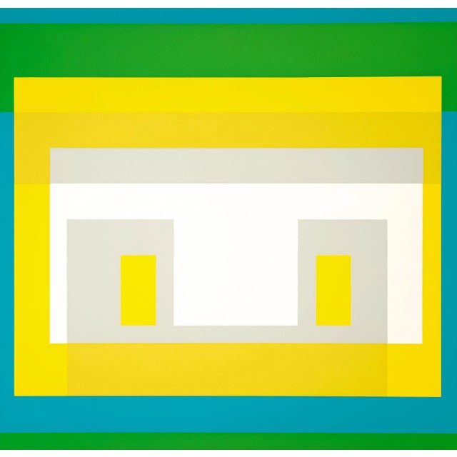 "Variant" serigraph by Josef Albers from the monumental "Formulation : Articulation" published by Harry N. Abrams and...