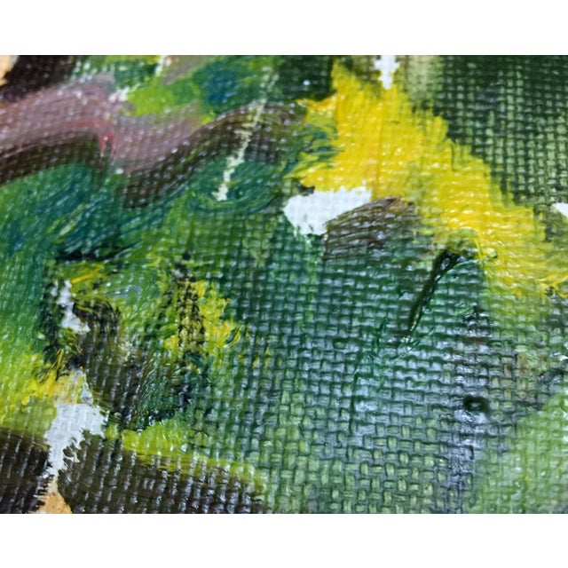 Abstract Oil Painting "Sunrise" by Lebedeva Valentina Nikolaevna For Sale - Image 9 of 12