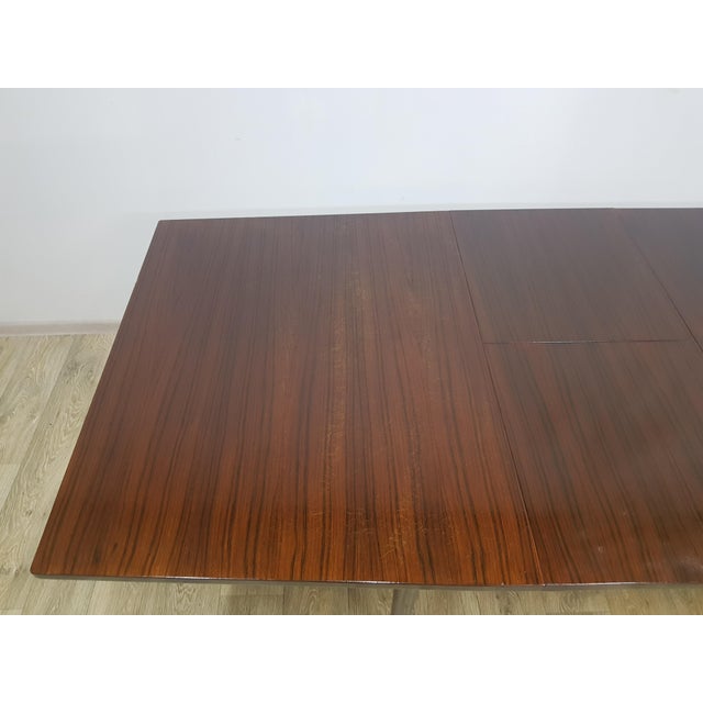 Mid-Century Table and Chairs, 1960s-1970s, Set of 7 For Sale - Image 9 of 18