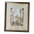 "Firenze" Original Monochromatic Watercolor Painting by Leonardo Locchi, 1999 - Framed For Sale