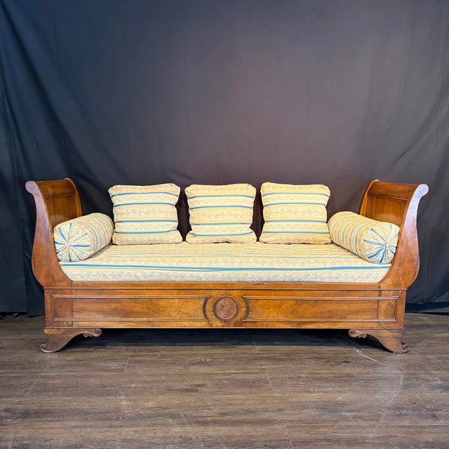 Traditional Early 19th Century French Empire Daybed or Lit De Repos For Sale - Image 3 of 11