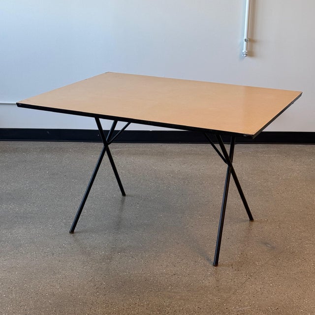 Mid-Century Modern 1950s X Leg Extendable Dining Table by George Nelson for Herman Miller For Sale - Image 3 of 11