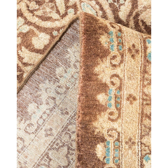 Mogul, One-of-a-Kind Hand-Knotted Area Rug - Brown, 6' 1" x 8' 10" For Sale In New York - Image 6 of 8