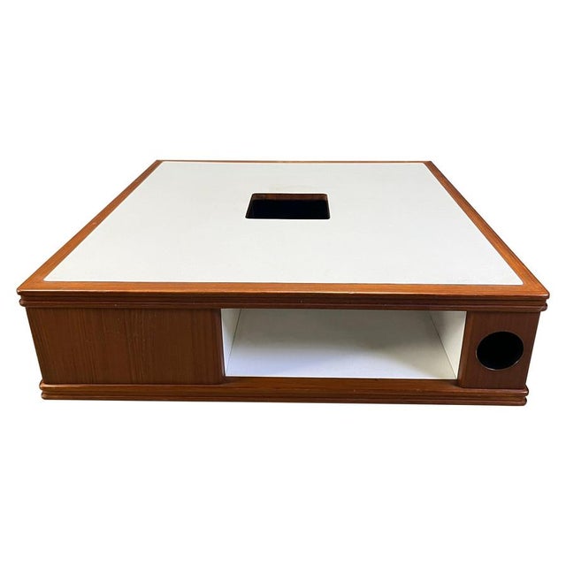 Space Age Wooden Bar Coffee Table, 1960s For Sale - Image 15 of 15