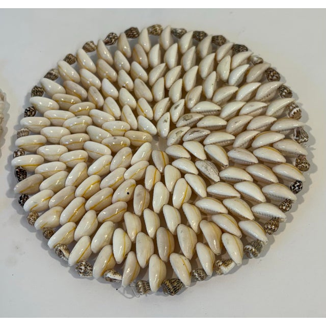 Shell Vintage Shell Trivets - Set of 2 For Sale - Image 7 of 8