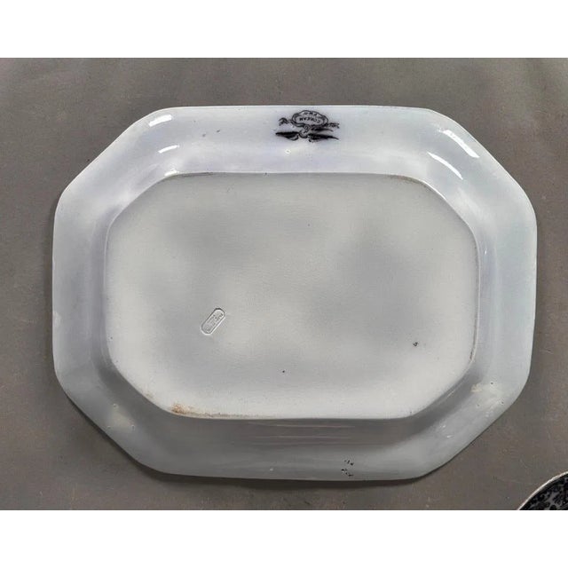 Ceramic 19th Century English Black Transferware Ironstone Collection, 20 Pieces For Sale - Image 7 of 16