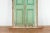 Teal Indian 19th Century Wood and Grate Window with Green Paint and Distressed Patina For Sale - Image 8 of 13