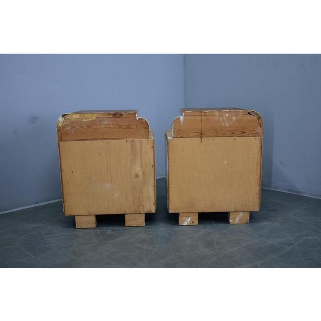 Art Deco Bedside Tables, Czechoslovakia, 1937, Set of 2 For Sale - Image 10 of 18