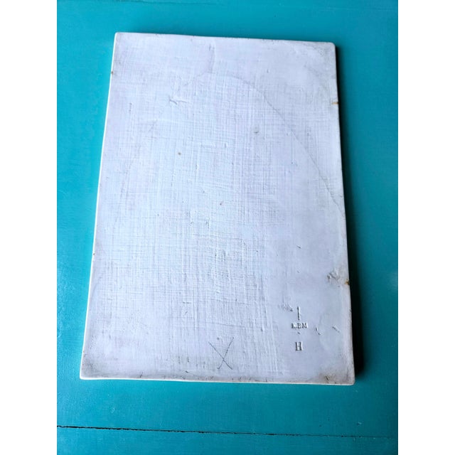 Antique Late 18th Century KPM Ceramic Tile For Sale - Image 4 of 5