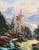 Contemporary 1990s Thomas Kinkade "Guardian Castle" Framed Lithograph For Sale - Image 3 of 6