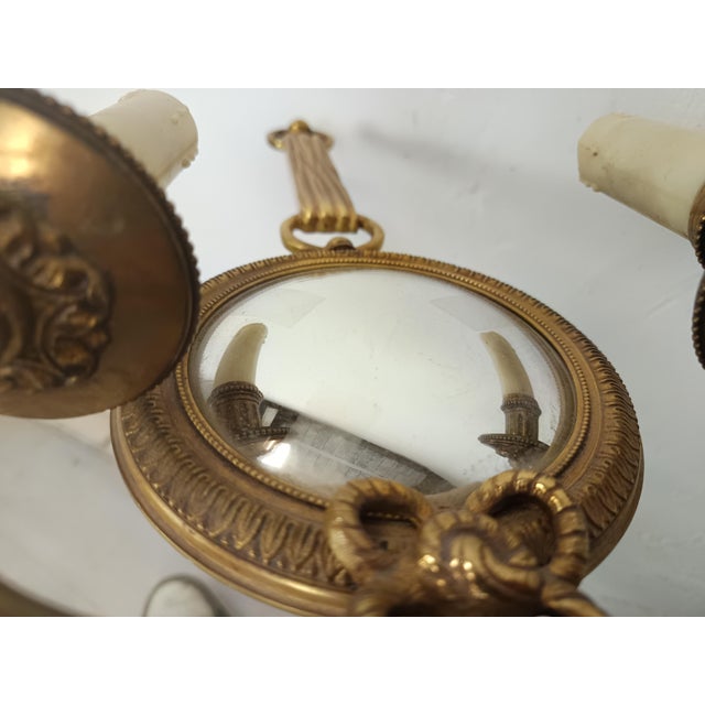 Vintage Bronze Wall Lights by Henri Petitot, 1950s, Set of 4 For Sale - Image 9 of 18